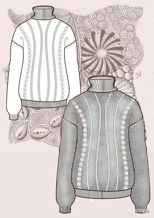 東華大學服裝款式設(shè)計CAD課程產(chǎn)品設(shè)計作品展示
